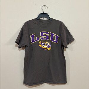 Fanatics LSU Charcoal Gray Tee Shirt